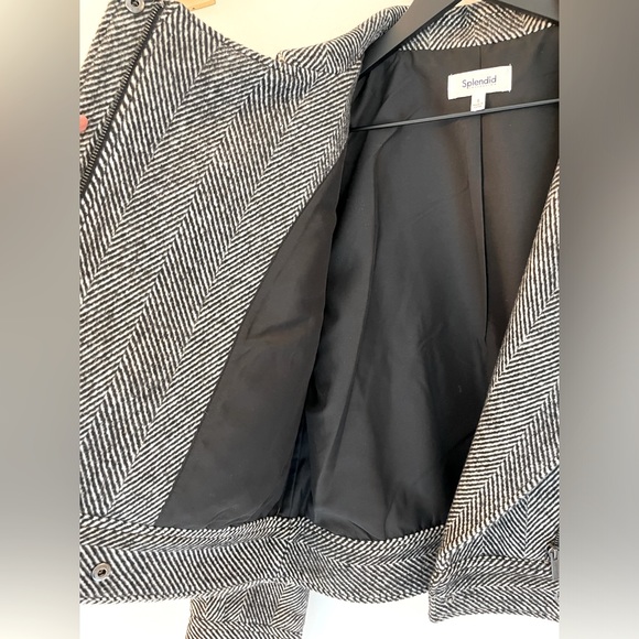 Splendid Tamara Herringbone Moto - Picture 6 of 8